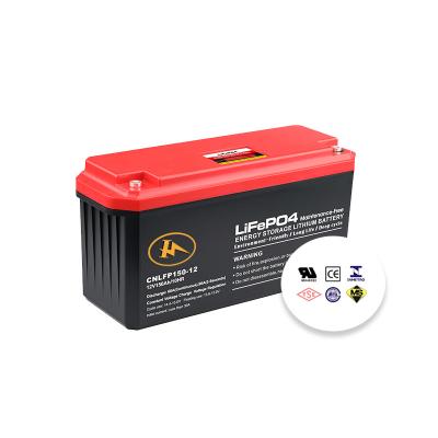 China Lifepo4 electric wheelchairs battery 12v 12.8v 150ah for RV/Marine/Solar /Golf cart/UPS/Camping 18650 lithium ion battery lithium battery for sale