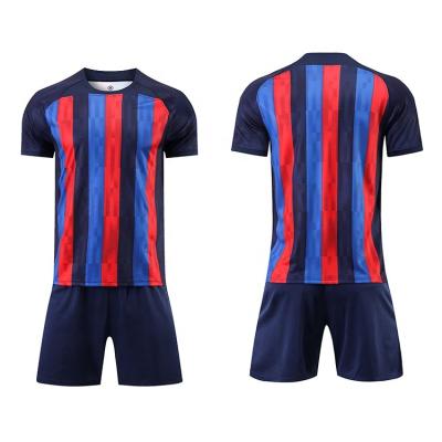 China Breathable 22/23Custom Printed Club Sports Team Football Kits Men T-Shirts Soccer Jersey Wear Set Sublimation Uniform for sale