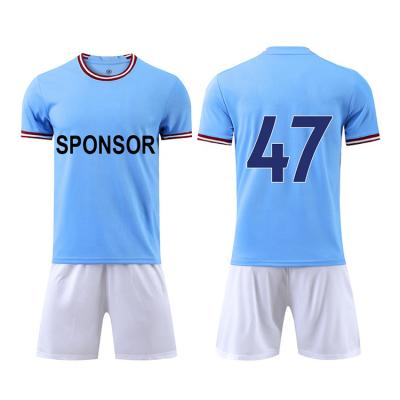 China 22/23 Newest Design Quality Custom Popular Mens Sets Breathable Thai Football Club Uniform Jersey Soccer Shirt for sale