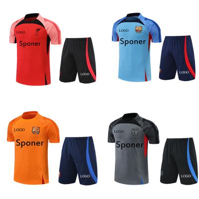 China 2022 Hot Sale New Design Quick Dry Men's Casual Soccer Suit Sports Football Singlet Set Football Suit Team Uniform for sale