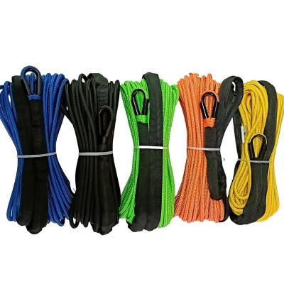 China ATV / UTV Manufacturers Grade Hot Sale Braided UHMWPE Synthetic Winch Rope for sale