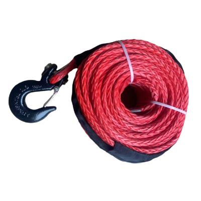 China ATV / UTV 12 Strands Braided Synthetic Winch Rope Used For ATV for sale