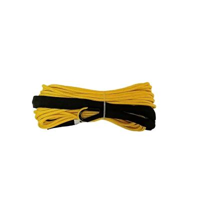 China ATV/UTV 50ft Manufacturers Grade Hot Sale UHMWPE Braided Synthetic Winch Rope for sale