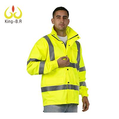 China Wholesale Fire Proof Water Proof Safety Windproof Jacket With High Quality Reflective Strips for sale