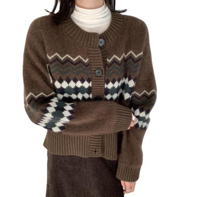 China Anti-wrinkle girls' sweaters cardigans loose sweaters knitwear winter sweater for sale