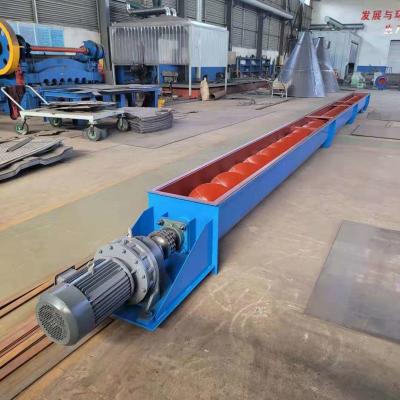 China Steel Mill Fly Ash Screw Conveyor Can Transport Powder Granular And Small Block Materials for sale