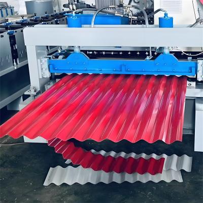 China Galvanized Steel Tile Pressing Machine Glazed Tile Making Machine for sale