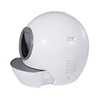 China High Quality Viable Detachable Easy Clean Box Smart Cat Toilet Litter Boxes Egg Shape Puddle Prevention Pet Poop for sale