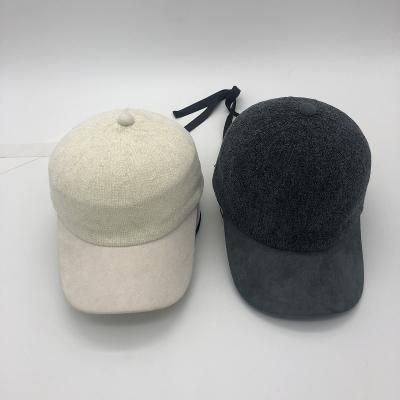 China JOINT High End Keep Warming Chenille Knitted Crown Fashion Ribbons Baseball Hat For Women for sale