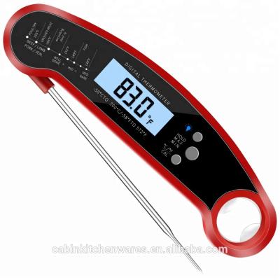 China Instant Read MeatThermometer with Backlit Light Display 2018 Newest Waterproof Instant Read Digital Meat Thermometer with Bottle Opener for sale