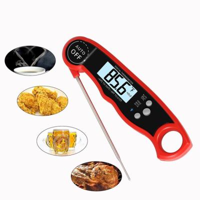 China Probe Can Be Folded Away Digital Instant Read Waterproof Meat Thermometer With Backlight Function for sale