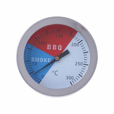 China Easily Cleaned Stainless Steel BBQ BBQ Smoker Grill Thermometer Temperature 0-300C for sale