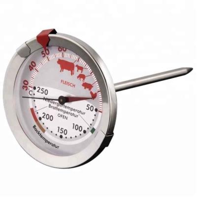 China 1 Instant Easily Cleaned 2 Read Multifunctional Kitchen Probe Measuring Thermometer Rosting Meat And Oven Thermometer for sale