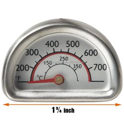 China BBQ Easily Cleaned Pit Smoker Grill Heat Indicator Thermometer For Gas Grill for sale