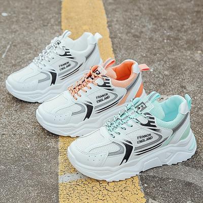 China Comfortable 36-42# Breathable Women Sneaker Shoes White Chunky Sneakers Platform Wedges Shoes For Women Zapatos De Mujer Sports Shoes for sale