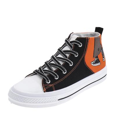 China Wholesale Casual Women High Top Casual Shoes Canvas Rubber Shoes for sale