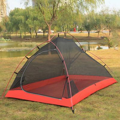 China Diamond Ground Nail Sale Outdoor Camping Tent Aluminum Hexagonal Waterproof Family Tent Camping for sale