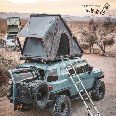 China New Arrival Manufacturers Roof Top Triangle Roof Top Aluminum Exterior Car Top Tent Extended Type Tent for sale