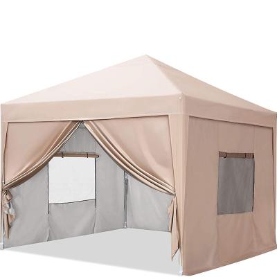 China High Quality Custom Folding Outdoor Cabin Gazebo Tent Event Canopy Canopy Enclosed Tent UV Resistance 10x10 for sale