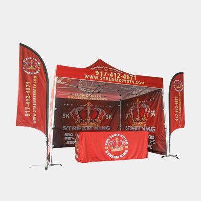 China Outdoor display Wholesale Portable Booth Tents Advertising Outside Exhibition Trade Show Cheap Booth Tent for sale