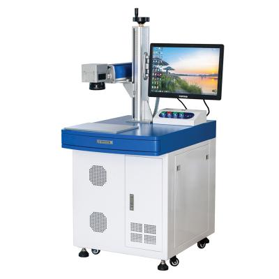 China Raycus Jpt 20w 30w 50w Laser Engraver For Metal Dog Tag Air Cooled Desktop Fiber Optic Engraving Machine for sale