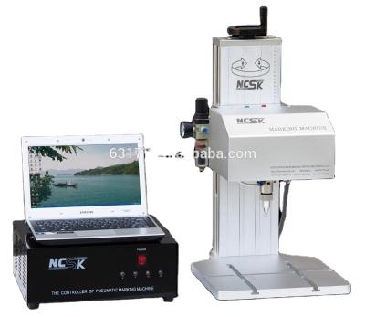 China Pneumatic Metal Dot Pin Marking Machine For Metal VIN Code / Number Marking for sale