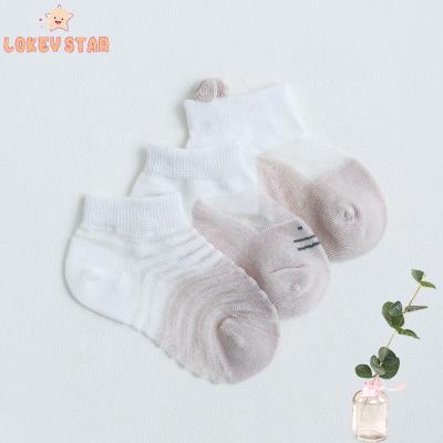 China Lokeystar Antibacterial Mesh Thin Baby Socks Summer for Girls Boys for sale