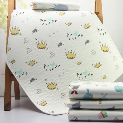 China Polyester Lokeystar Travel Portable Diaper Changing Mat Waterproof Non-Slip Baby Changing Pad for sale