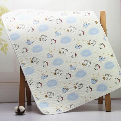 China Lokeystar Polyester Portable Washable Baby Diaper Changing Mat Cover Baby Waterproof Pad for Sleeping for sale