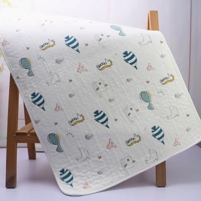 China Lokeystar Cartoon Diaper Table Cover Sheet 50x70cm Polyester Waterproof Infant Changing Mat Cover for sale