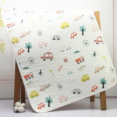 China Lokeystar Baby Stroller Changing Mat 50x 70cm Waterproof Baby Sheet Cotton Diaper for sale