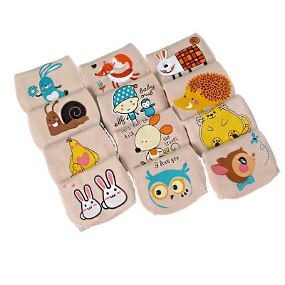 China New Color Cotton Plaid QUICK-DRY Four-Layer Gauze Sweat-Absorbent Towel Baby Can Be Cartoon Sweat Pad Customized Back Towel for sale