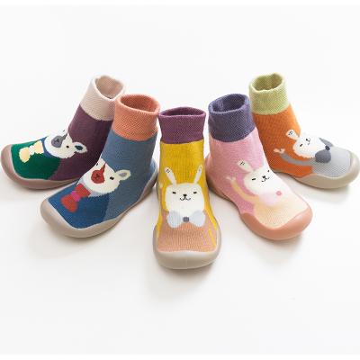 China Lightweight Winter Cartoon Warm Baby Prewalker Shoes Rubber Anti-skid Shoes For Baby for sale