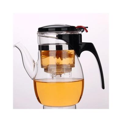 China Factory Price Personal Viable Pots Manufacturer China Heat Resistant Glass Teapot for sale