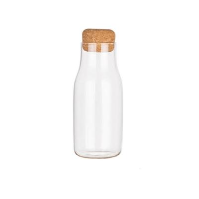 China Manufacturers Stocked Direct Selling Bottles Jars Knock Glass Storage Bottle for sale