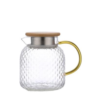 China Unique Cusomt Sustainable Vintage Water Jug Pot Set Beverage Ware Cold Water Pitcher Ceramic Jug for sale