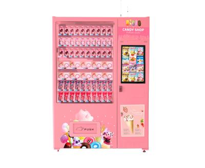 China Yogurt Automatic Food Vending Machine Ice Cream Vending Machine Hotel Metro Station ODM/OEM Frozen Food Vending Machine for sale