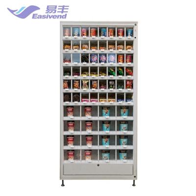 China Cold Rolled Dishes Large Capacity Self-service Snack Beverage Beverage Egg Racks Vending Machine for sale