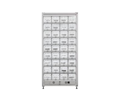 China Hotel Subway Station Shopping Mall Energy Efficient Food Heating Locker Vending Machine for sale