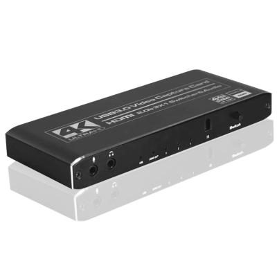 China HDMI 4k 60hz Switcher USB3.0 Capture Card Input 3x1 USB3.0 Capture HDMI Switcher 4K 30hz Output Support HDCP2.2 JL-HVC05 for sale