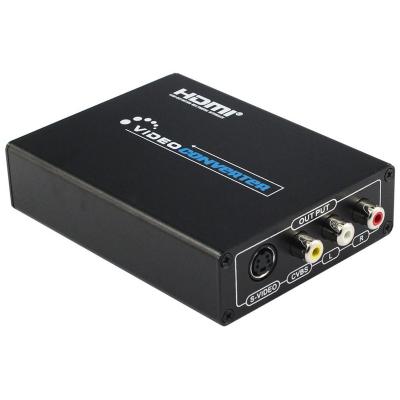 China Metal Casing HDMI to AV/Composite/S-Video Converter Support HD 1080P JL-C5011 for sale