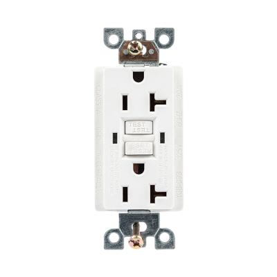 China 2017 Shanghai Linsky Version 20A 125V 60HZ GFCI Residential/Multi-Purpose Self Test Receptacle with LED Indicator Dual Life for sale