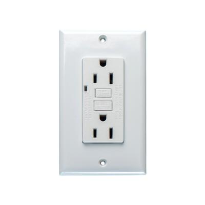 China Shanghai Linsky Self Test UL Listed 125V 15A GFCI Receptacle With Safe Circuit for sale