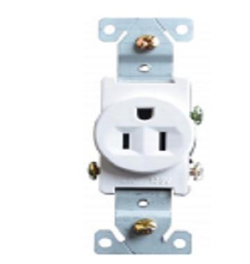 China UL& Shanghai Cul Linsky UL Listed&Cul Listed 15A 125V NEMA 5-15 Single Side Wire Receptacle for sale