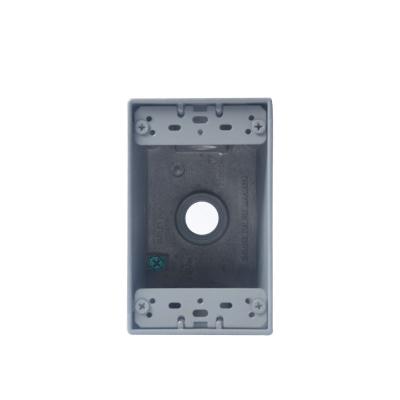 China Linsky Waterproof Shanghai American Standard 1gang 2 Thick Three Outlets 3/4 Waterproof Junction Boxes for sale