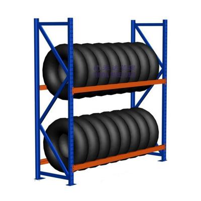 China Corrosion protection steel storage car tire display rack, tire shelf, tires estante car accessories display rack for sale