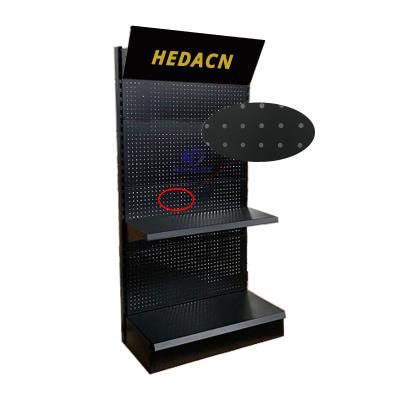 China Wholesaler Metal Hardware Shop Display Racks Shelves Shop Display Rack For Tool for sale