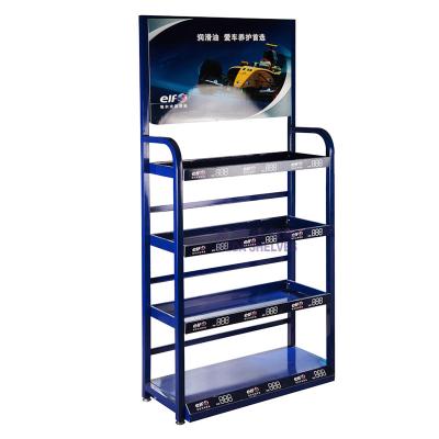 China Customized Wholesale Blue Environmentally Friendly Painting Rack Color Painting Display Stand for sale