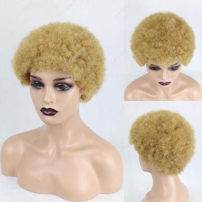 China Free Sample Yaki Hair Wig Factory Price Short Deep Curly Lead Wigs Style 100 Brazilian Women for sale