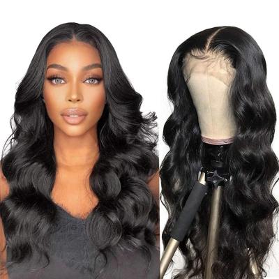 China Wholesale Brown 13X4 Silky Straight Long Straight Transparent Lace Accented Body Wave Highlight Hair Wigs 10a Full Hair Wig for sale